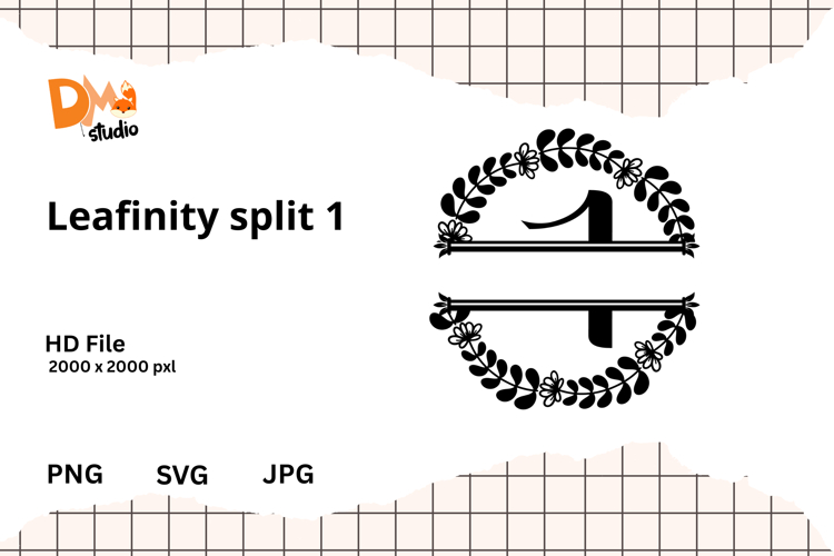 Floral Monogram Letter Svg Image 4
