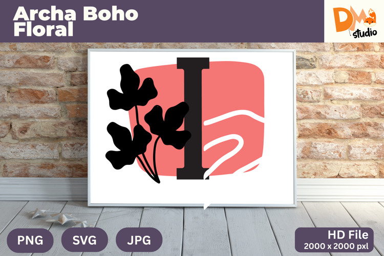 Boho Floral Svg Image 12
