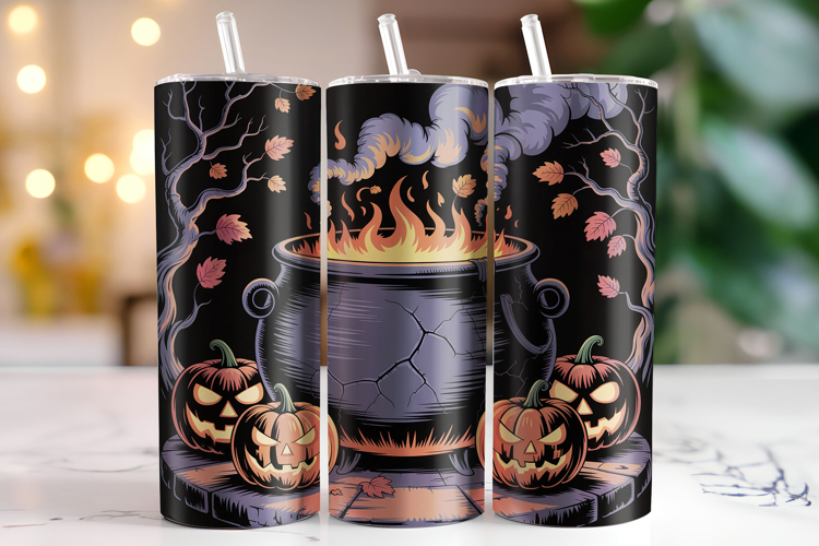Happy Halloween Tumbler Wrap | Sublimation | Tumblers