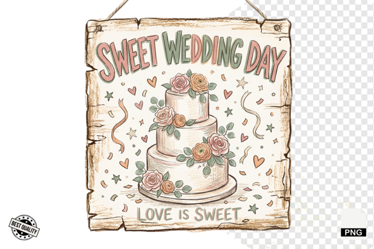 Wedding Day Sign PNG