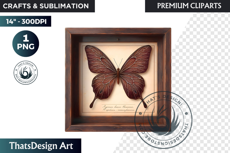Dark Academia PNG, Gothic Butterfly Clipart Moody ephemera