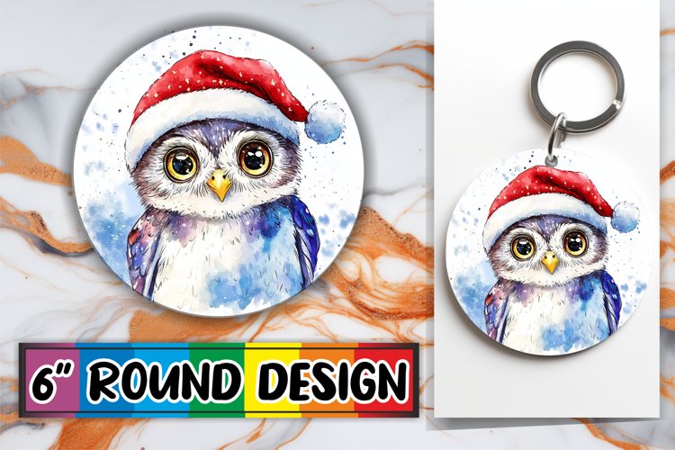 Glamorous Circle Design for Sublimation , Holiday Animals