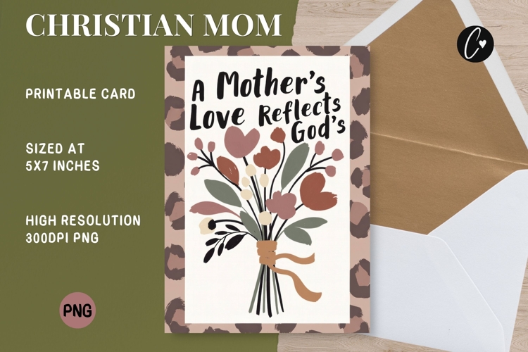 Christian Mothers Day Card | Bible Verse Printable