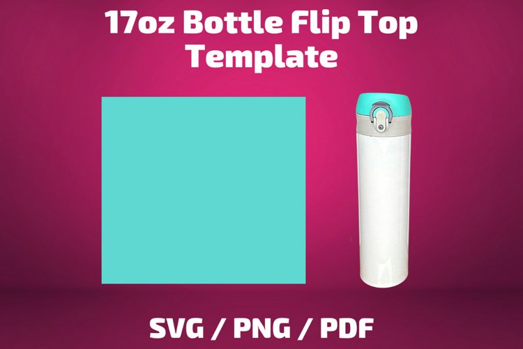 17 oz flip top straight sublimation tumbler template example image 1
