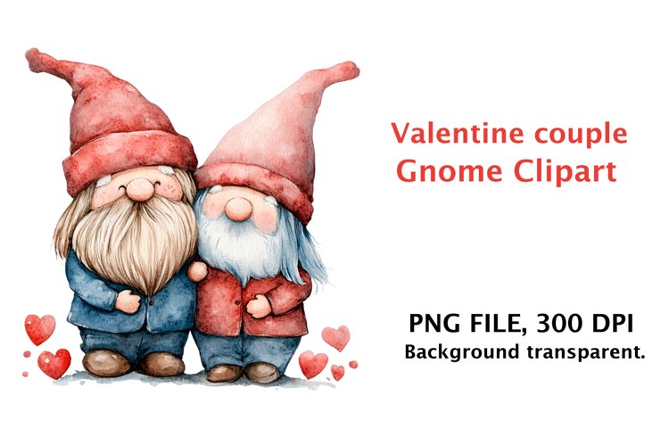 Valentine Gnome Clipart Image 8