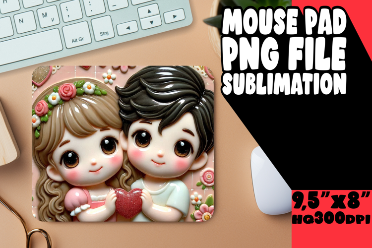WHIMSICAL MOUSE PAD FUN DESIGNS, 3D Characters