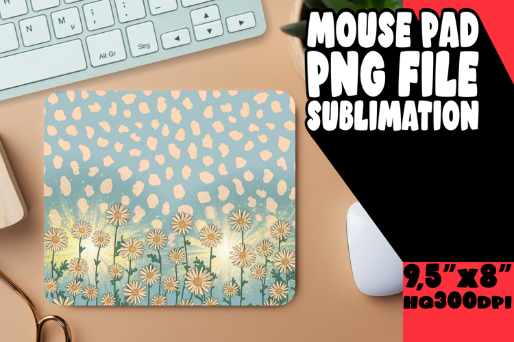 SWEET DESK PAD PNG STYLE, Leopard Print