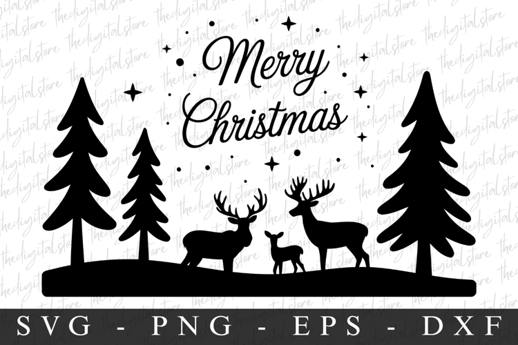 Merry Christmas Tree Svg Image 20