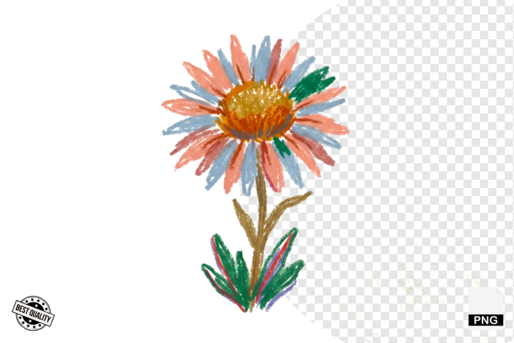 Autumn Wildflowers Meadow Clipart
