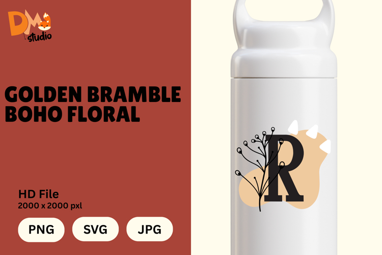 Floral Letter Svg Image 5