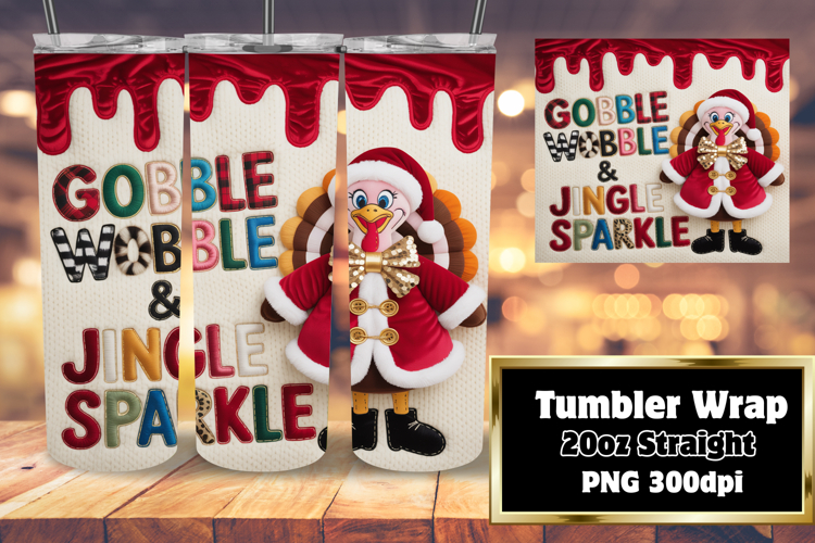 SLEEK 20oz Tumbler Design , Holiday