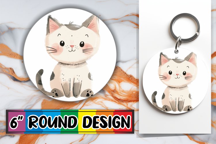 Circle Keychain Elegance
