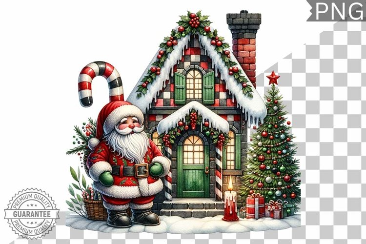 Santa Christmas Clipart Image 8