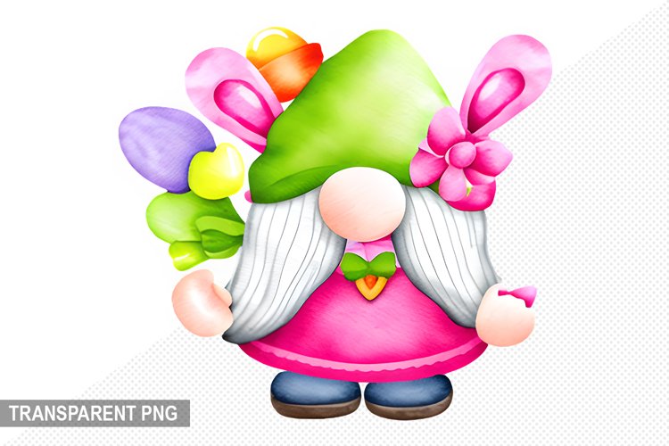 Easter Day Gnome - Gnome Sublimation - Gnome
