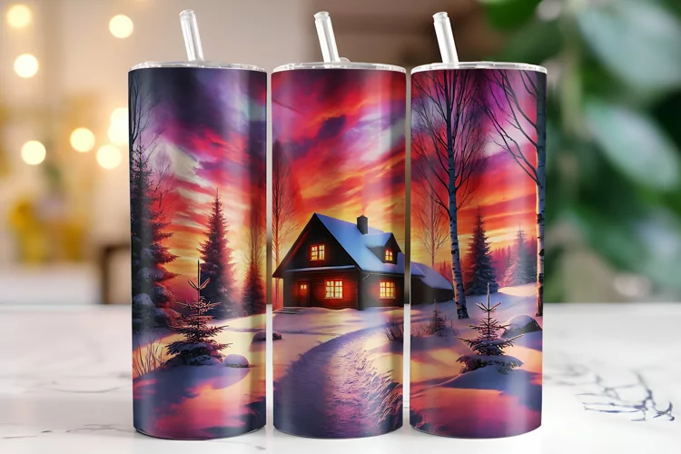 House Tumbler Wrap | Sublimation