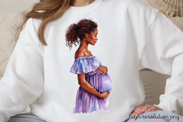 Mothers Day Pregnant Sublimation PNG
