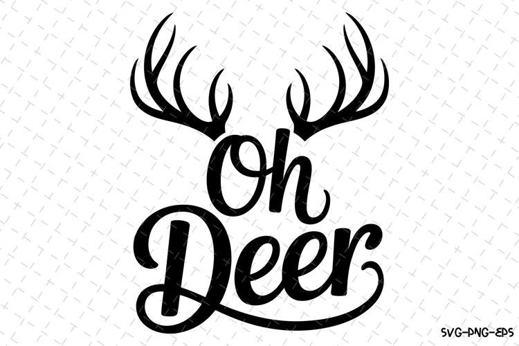 Oh Deer Svg | Christmas Svg | Svg Cut Files