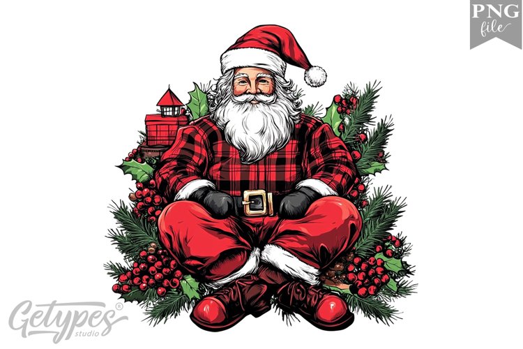 Santa Christmas Clipart Image 17