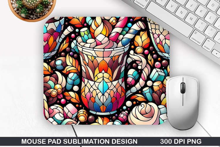 Mouse Pad Sublimation, Christmas Mouse Pad PNG Design