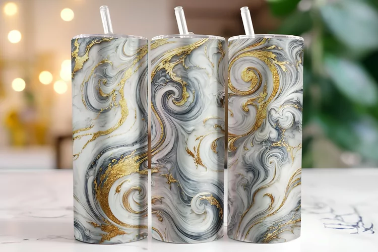 Marble Tumbler Wrap | Sublimation | Tumblers