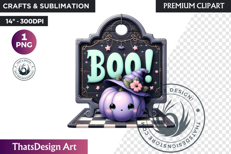 Pastel Goth Halloween Pumpkin PNG, kawaii pink halloween