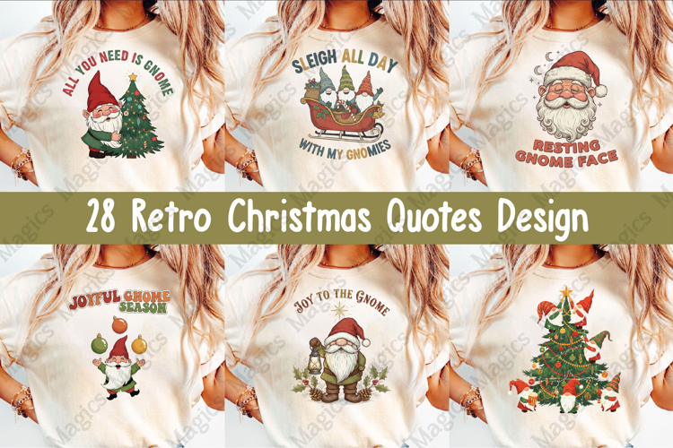 28 Retro Christmas Quotes Design