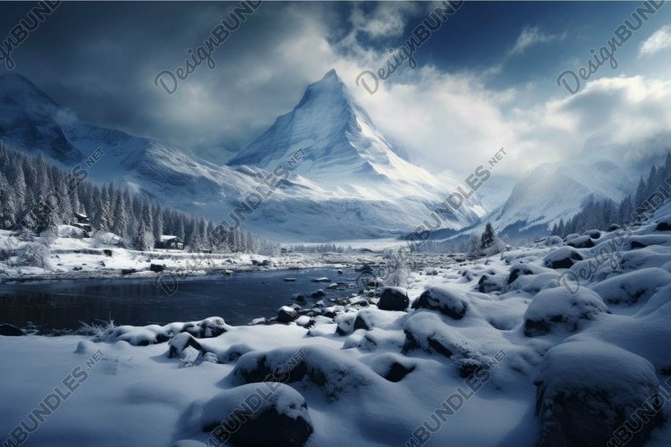Mountains Clipart Image 8