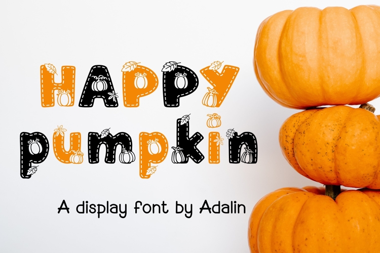 Happy Pumpkin Font