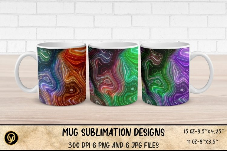 Mug Sublimation Designs , Abstract Sublimation Mug