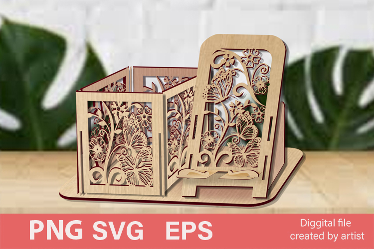 organizer laser cut svg, boho organizer, vector organizer
