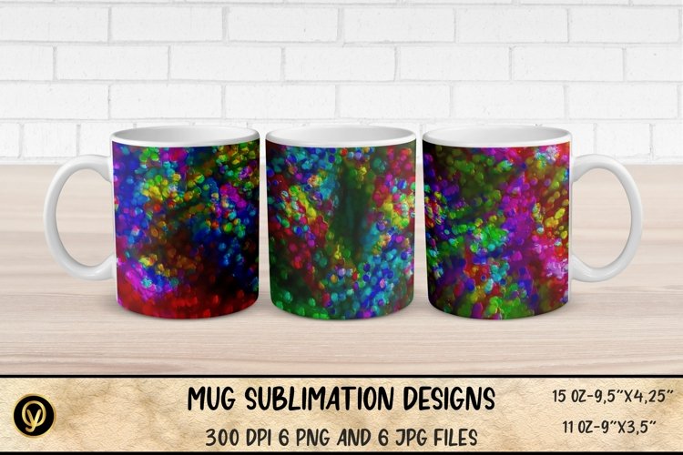 3D Mug Sublimation Designs , Abstract 3D Gel Sublimation Mug
