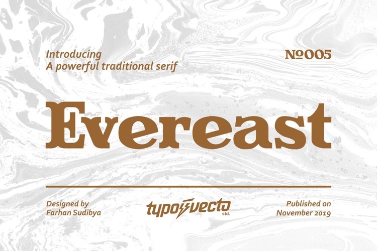 Evereast Serif Font example image 1