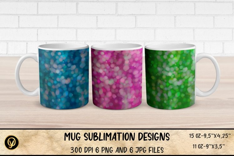 Mug Sublimation Designs , Abstract Bubble Sublimation