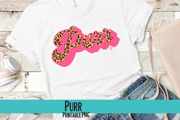 Purr Pink Extrude Sublimation PNG