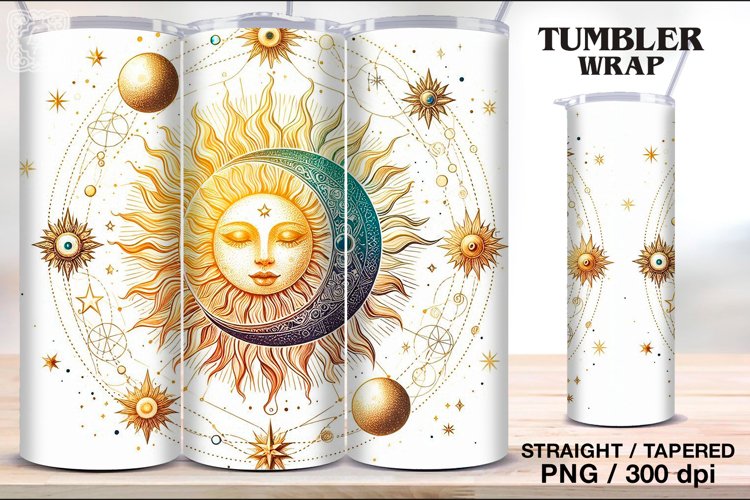 Day&Night Tumbler Sublimation, 20 oz Tumbler Wrap