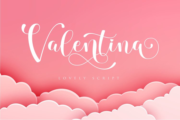 Valentina - script fonts example image 1