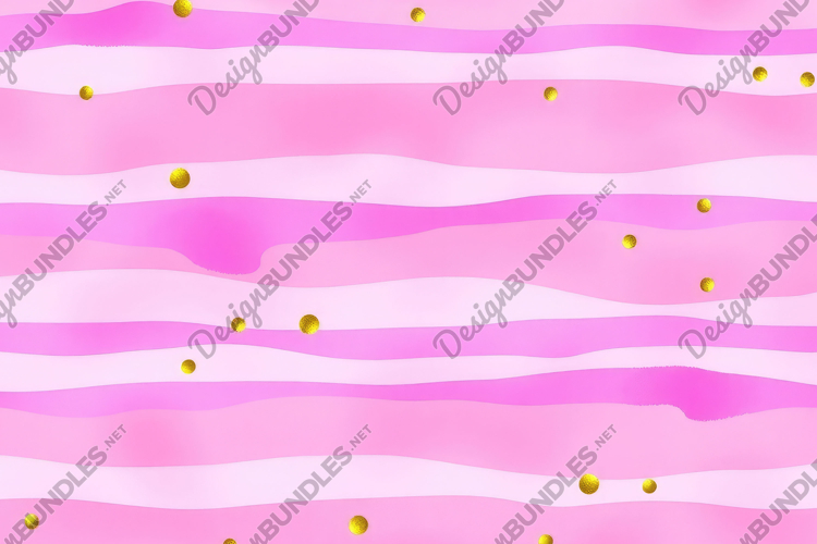 Pink Lines With Gold Confetti Background example image 1