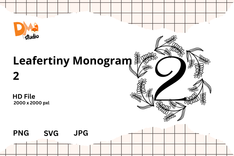 Floral Monogram Letter Svg Image 18