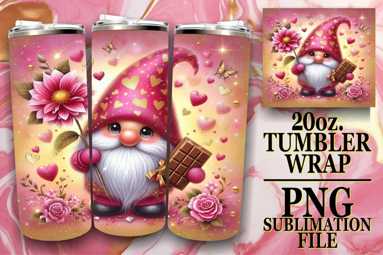 Heartfelt Gnomes Tumbler Delight