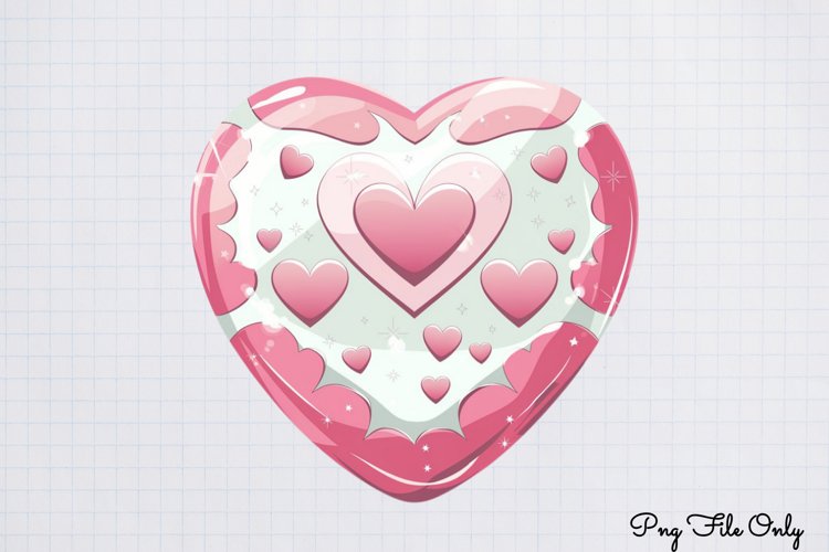 Retro Valentine Day Clipart PNG
