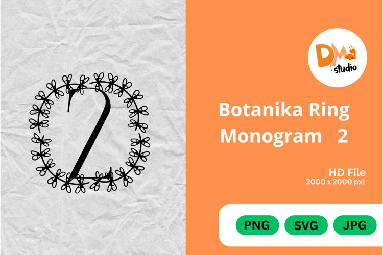 Botanika Ring Monogram