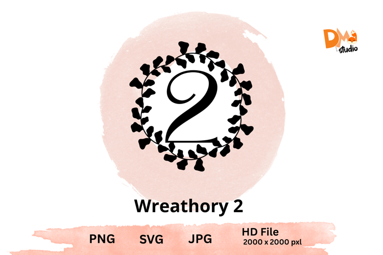 Wreath Monogram SVGs Image 16
