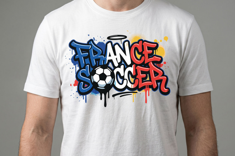 France Soccer T-shirt Design