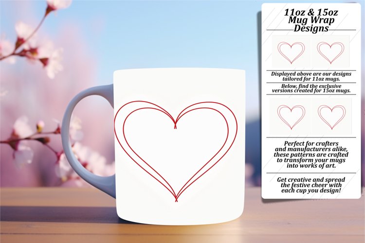 Celebrate Love with Heart Sublimation on Your Mug