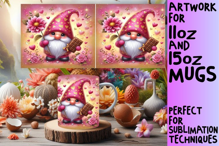Joyful Gnome Art on Drinkware example image 1