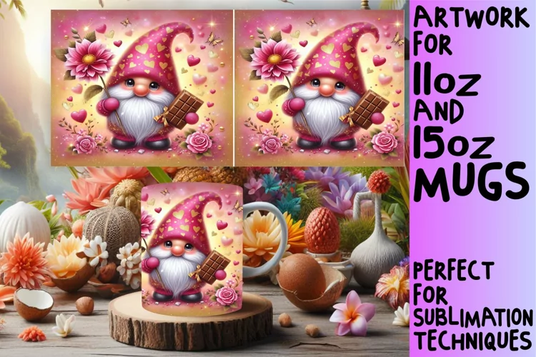 Joyful Gnome Art on Drinkware