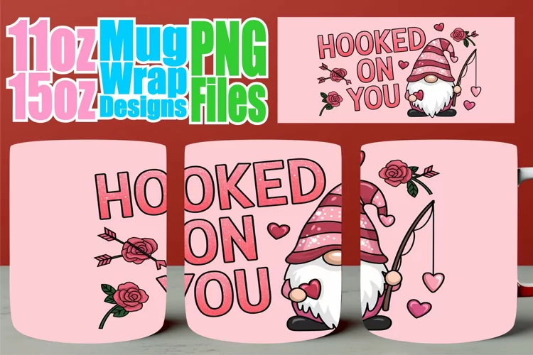 Bright horizons 11oz 15oz sublimation wrap, Valentines