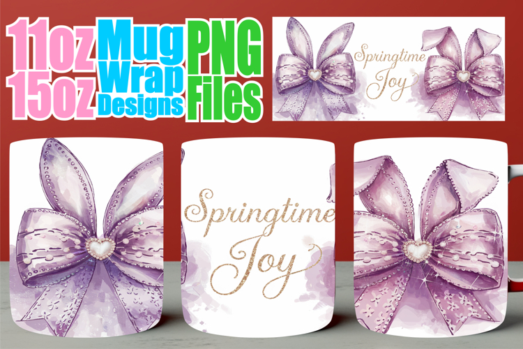 Colorful vibes sublimation print wrap, Easter Bow
