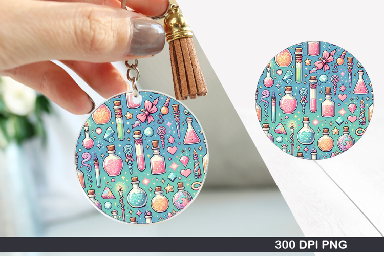 Halloween Keychain Sublimation -Halloween Keychain PNG