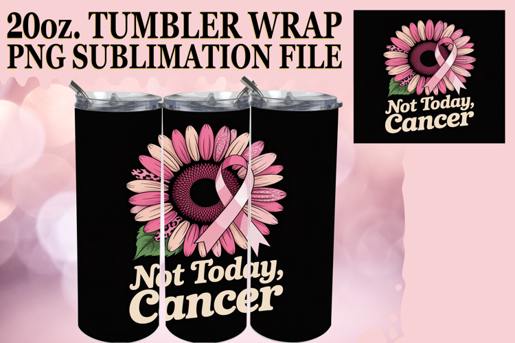 Sweet memories 20oz tumbler wrap, Breast Cancer
